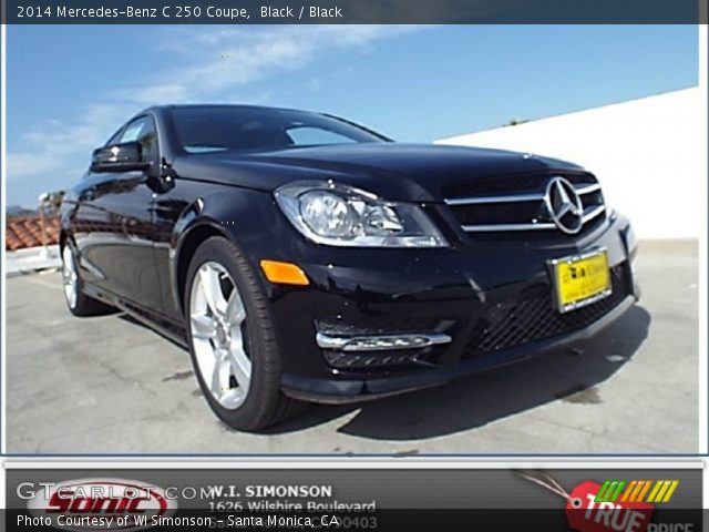 2014 Mercedes-Benz C 250 Coupe in Black