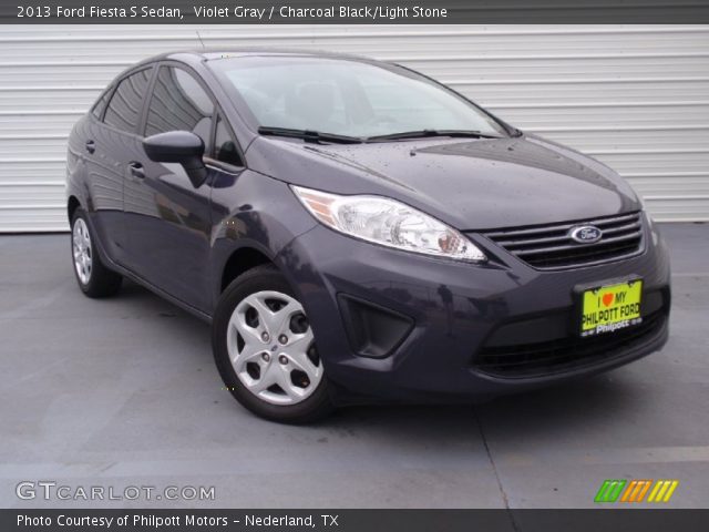 2013 Ford Fiesta S Sedan in Violet Gray