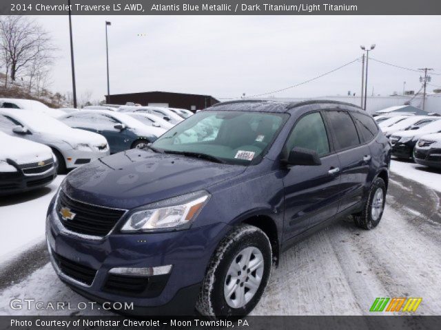 2014 Chevrolet Traverse LS AWD in Atlantis Blue Metallic