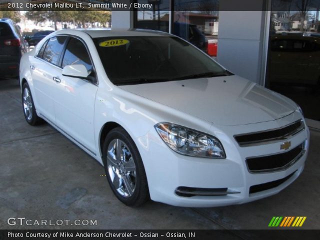 2012 Chevrolet Malibu LT in Summit White