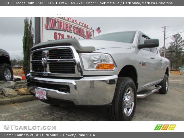 2012 Dodge Ram 2500 HD SLT Crew Cab 4x4 in Bright Silver Metallic