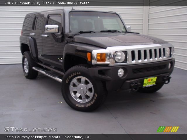 2007 Hummer H3 X in Black