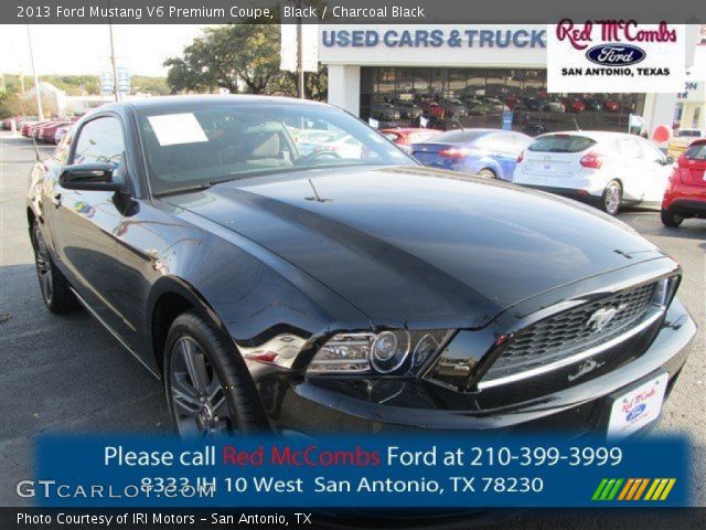 2013 Ford Mustang V6 Premium Coupe in Black