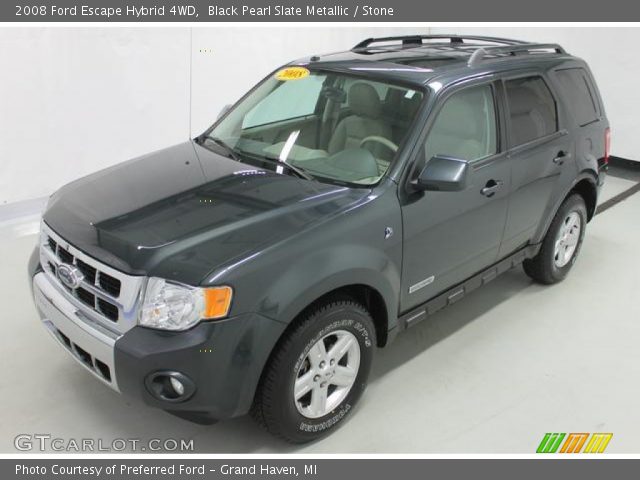 2008 Ford Escape Hybrid 4WD in Black Pearl Slate Metallic