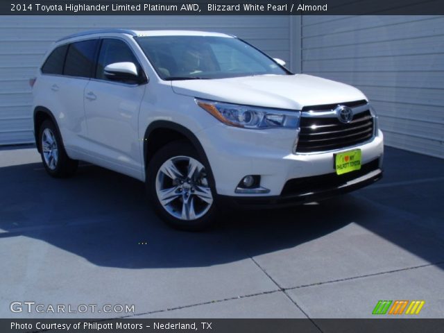 2014 Toyota Highlander Limited Platinum AWD in Blizzard White Pearl