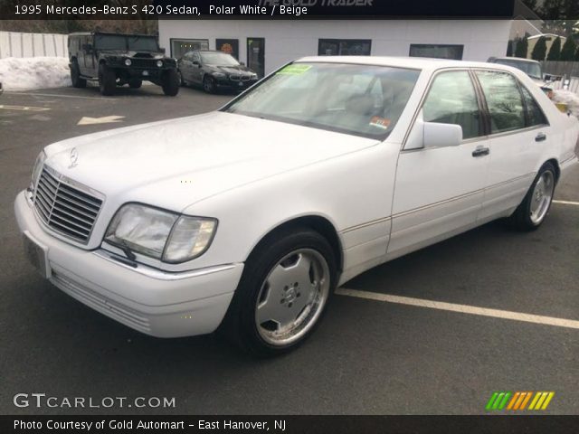 1995 Mercedes-Benz S 420 Sedan in Polar White