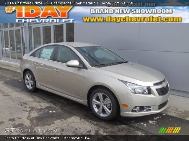 2014 Chevrolet Cruze LT in Champagne Silver Metallic