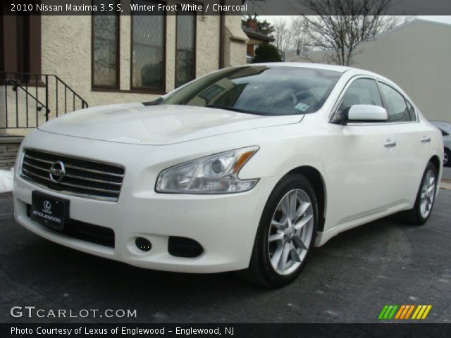 2010 Nissan Maxima 3.5 S in Winter Frost White