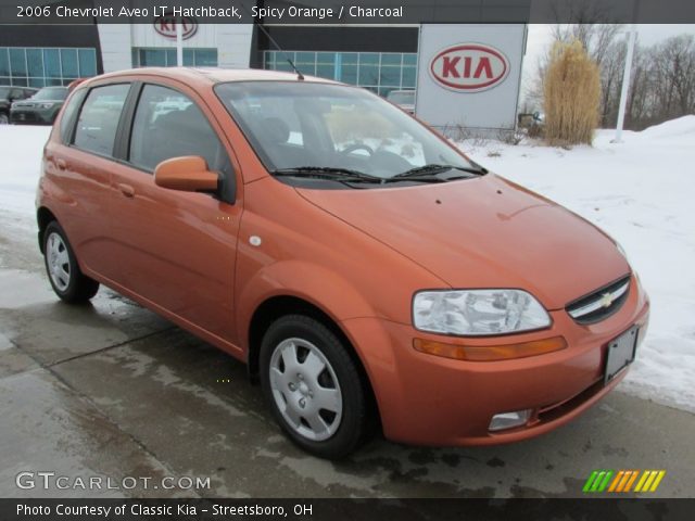 2006 Chevrolet Aveo LT Hatchback in Spicy Orange