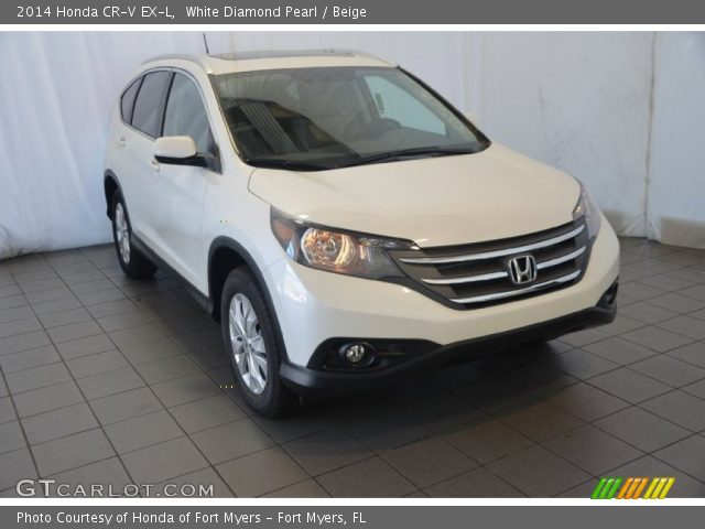 2014 Honda CR-V EX-L in White Diamond Pearl