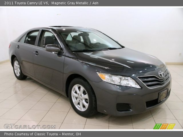 2011 Toyota Camry LE V6 in Magnetic Gray Metallic