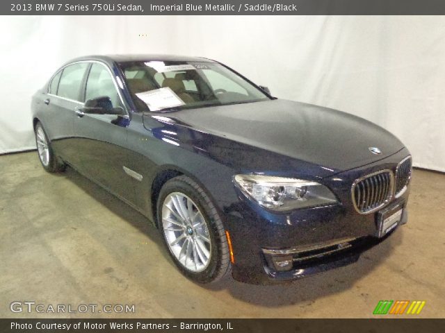 2013 BMW 7 Series 750Li Sedan in Imperial Blue Metallic