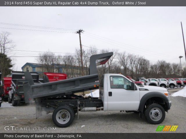2014 Ford F450 Super Duty XL Regular Cab 4x4 Dump Truck in Oxford White