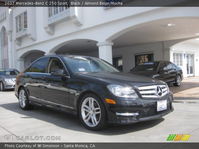 2012 Mercedes-Benz C 250 Sport in Black