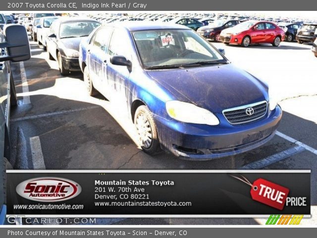 2007 Toyota Corolla CE in Indigo Ink Pearl