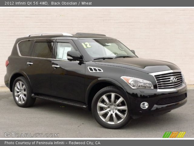 2012 Infiniti QX 56 4WD in Black Obsidian