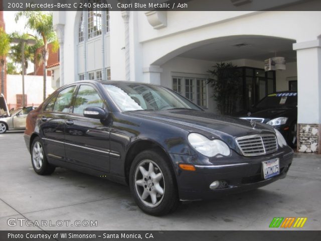 2002 Mercedes-Benz C 240 Sedan in Capri Blue Metallic