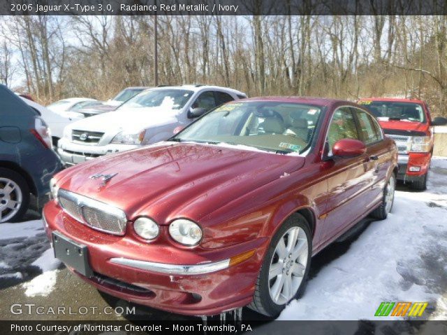 2006 Jaguar X-Type 3.0 in Radiance Red Metallic