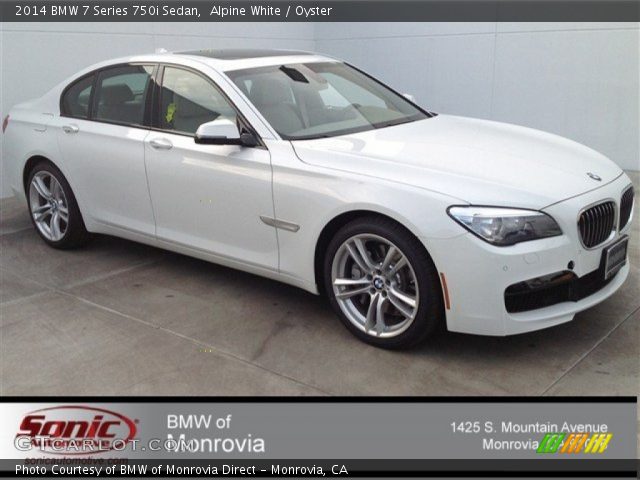 2014 BMW 7 Series 750i Sedan in Alpine White