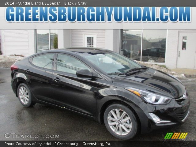 2014 Hyundai Elantra SE Sedan in Black