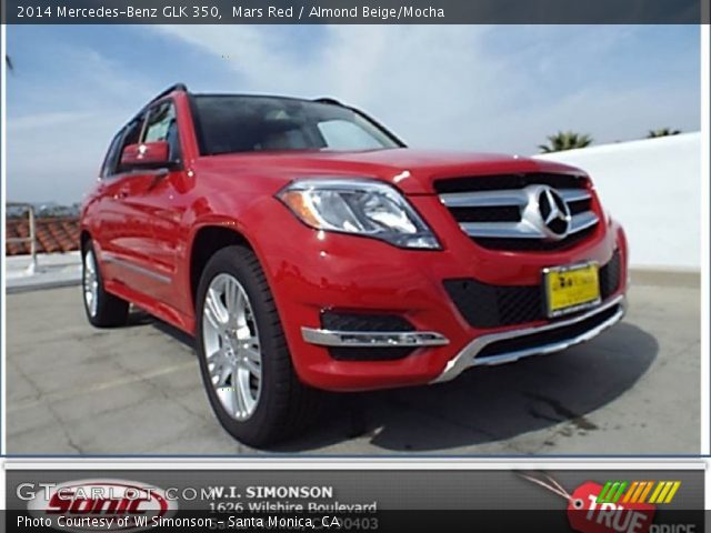 2014 Mercedes-Benz GLK 350 in Mars Red