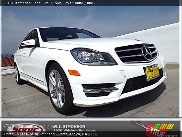 2014 Mercedes-Benz C 250 Sport in Polar White