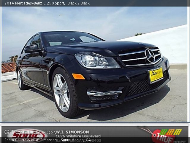 2014 Mercedes-Benz C 250 Sport in Black