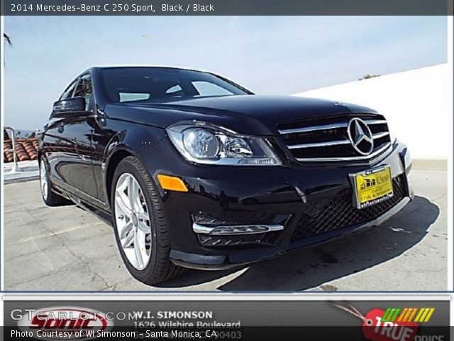 2014 Mercedes-Benz C 250 Sport in Black
