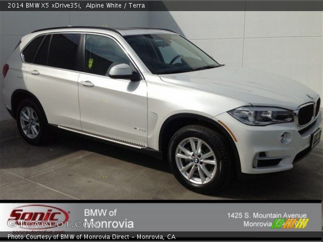 2014 BMW X5 xDrive35i in Alpine White