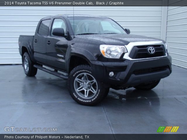 2014 Toyota Tacoma TSS V6 Prerunner Double Cab in Black