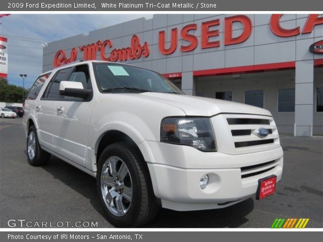 2009 Ford Expedition Limited in White Platinum Tri-Coat Metallic