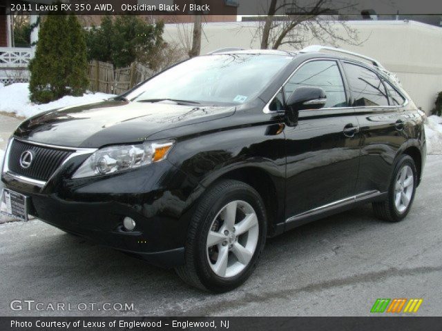 2011 Lexus RX 350 AWD in Obsidian Black