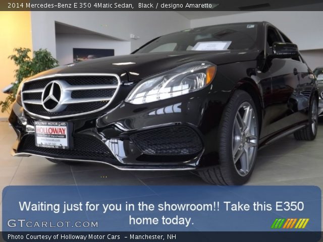 2014 Mercedes-Benz E 350 4Matic Sedan in Black