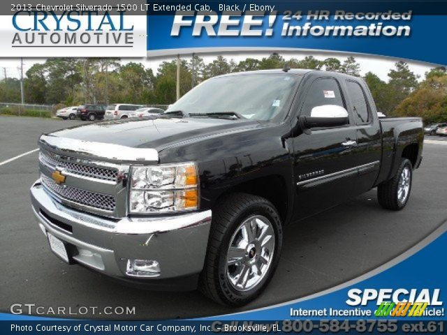 2013 Chevrolet Silverado 1500 LT Extended Cab in Black