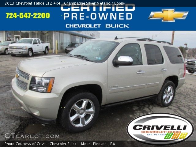2013 Chevrolet Tahoe LTZ 4x4 in Champagne Silver Metallic