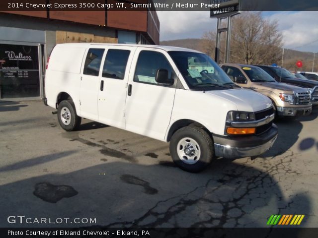 2014 Chevrolet Express 3500 Cargo WT in Summit White