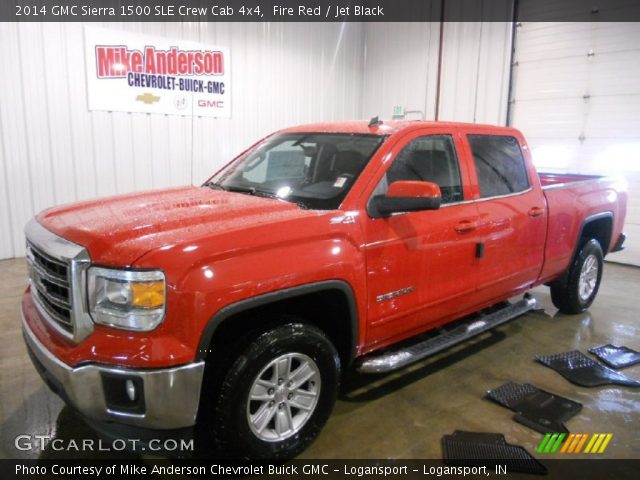 2014 GMC Sierra 1500 SLE Crew Cab 4x4 in Fire Red