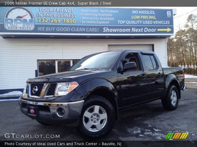 2006 Nissan Frontier SE Crew Cab 4x4 in Super Black