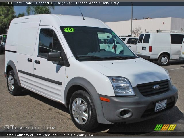 2010 Ford Transit Connect XL Cargo Van in Frozen White