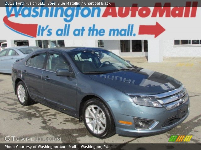 2012 Ford Fusion SEL in Steel Blue Metallic