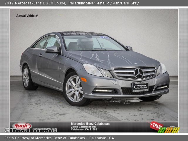 2012 Mercedes-Benz E 350 Coupe in Palladium Silver Metallic