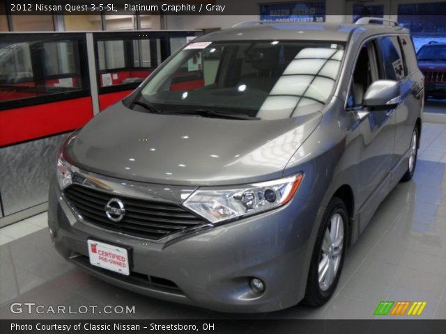 2012 Nissan Quest 3.5 SL in Platinum Graphite