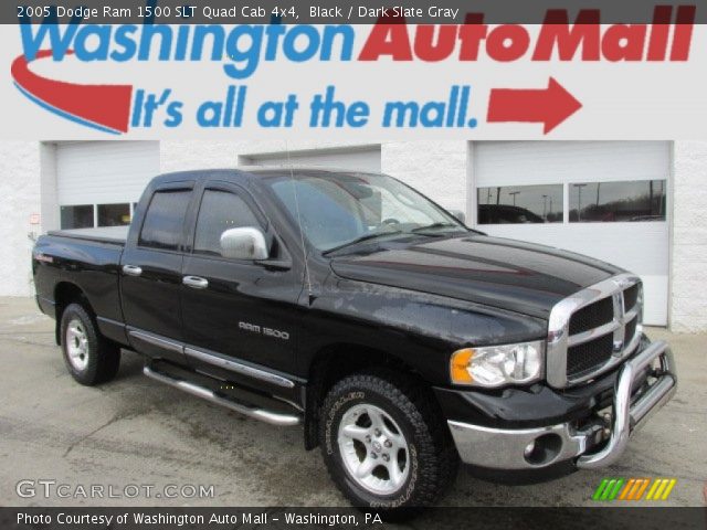 2005 Dodge Ram 1500 SLT Quad Cab 4x4 in Black