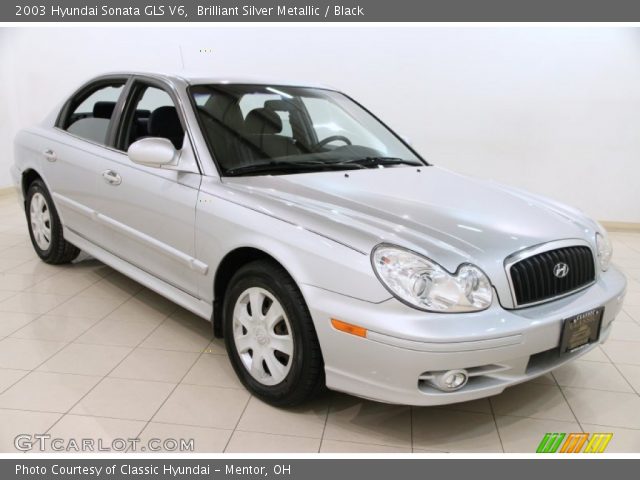 2003 Hyundai Sonata GLS V6 in Brilliant Silver Metallic