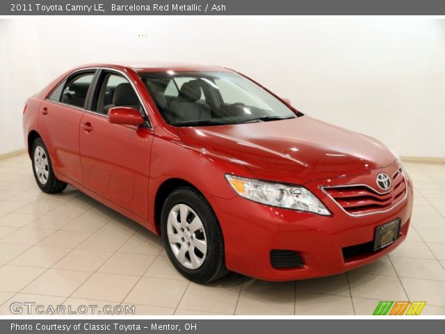 2011 Toyota Camry LE in Barcelona Red Metallic