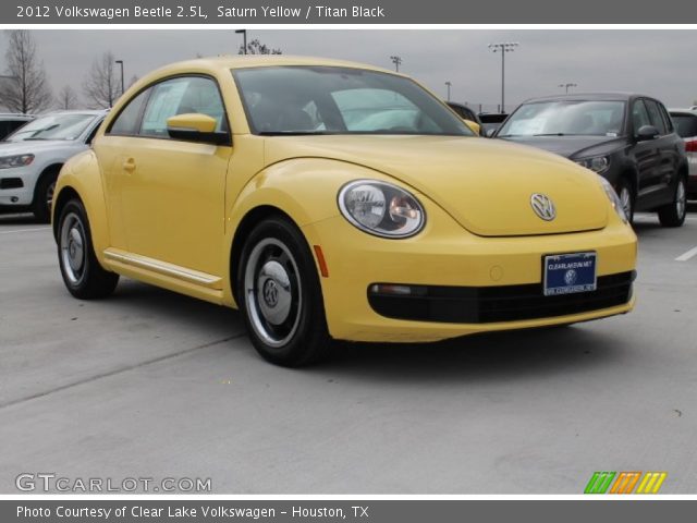2012 Volkswagen Beetle 2.5L in Saturn Yellow