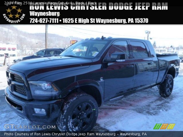 2014 Ram 2500 Laramie Mega Cab 4x4 in Black