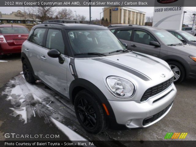 2012 Mini Cooper S Countryman All4 AWD in Crystal Silver Metallic