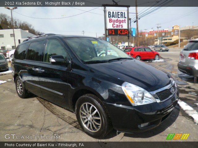 2012 Kia Sedona EX in Midnight Black