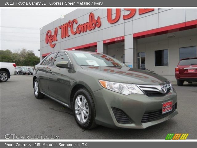 2013 Toyota Camry LE in Cypress Green Metallic